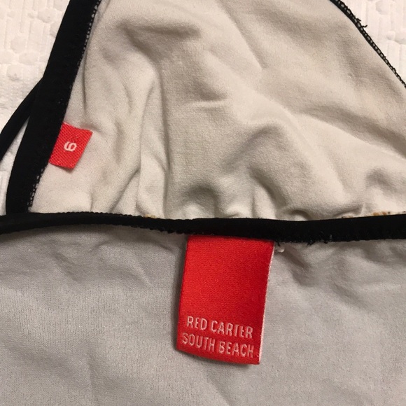 Red Carter String Bikini - Picture 3 of 3